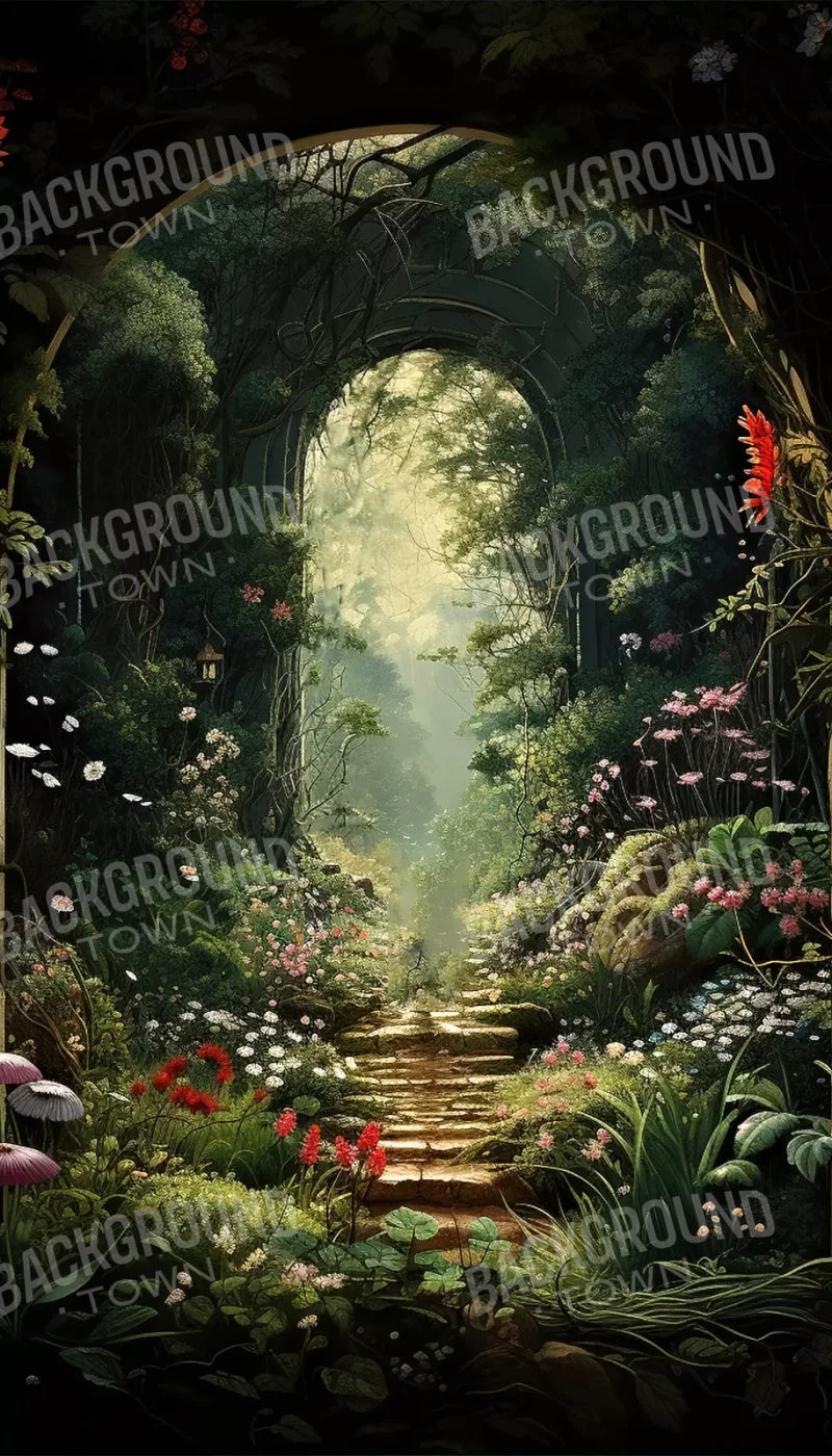 Garden Arch I 8’X14’ Ultracloth (96 X 168 Inch) Backdrop