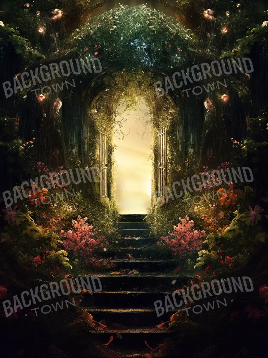 Garden Arch Ii 6’X8’ Fleece (72 X 96 Inch) Backdrop