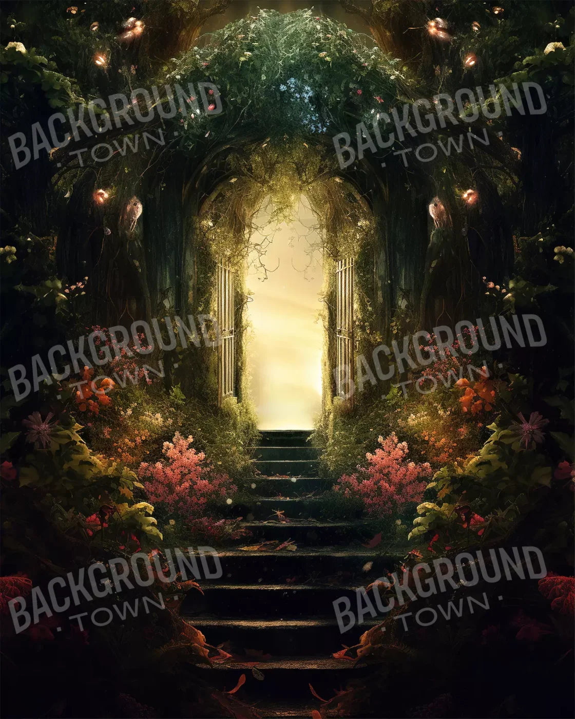 Garden Arch Ii 8’X10’ Fleece (96 X 120 Inch) Backdrop