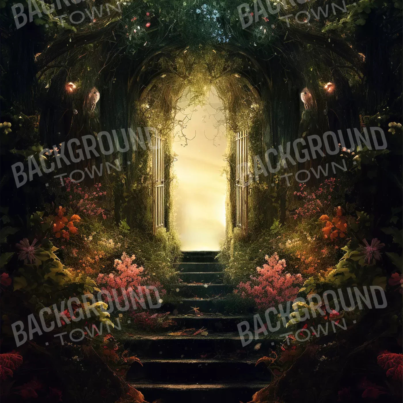Garden Arch Ii 8’X8’ Fleece (96 X Inch) Backdrop