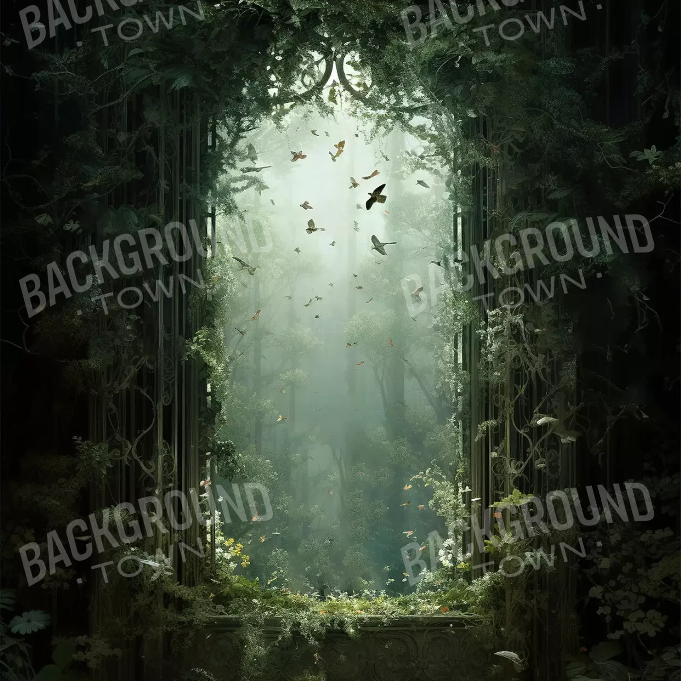 Garden Arch Iii 10’X10’ Ultracloth (120 X Inch) Backdrop