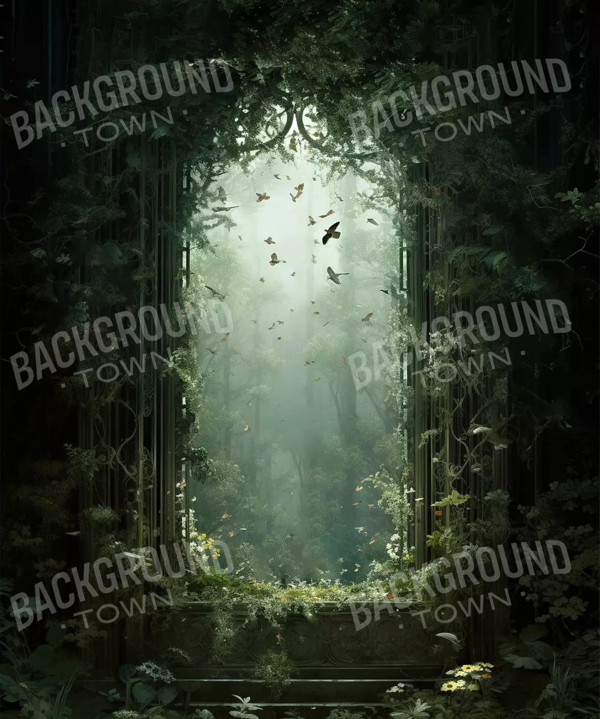 Garden Arch Iii 10’X12’ Ultracloth (120 X 144 Inch) Backdrop