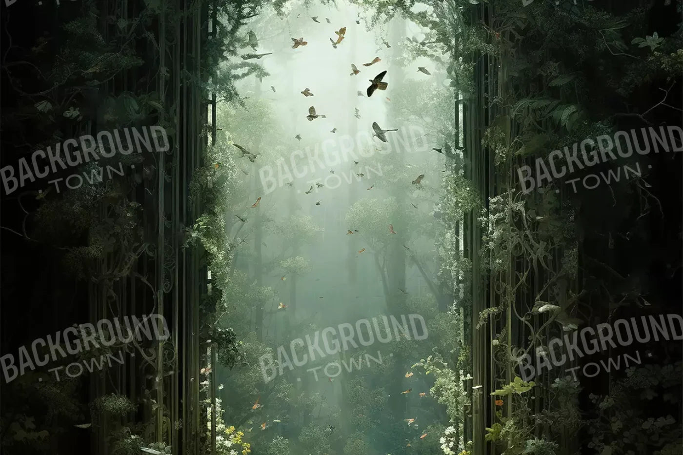 Garden Arch Iii 12’X8’ Ultracloth (144 X 96 Inch) Backdrop