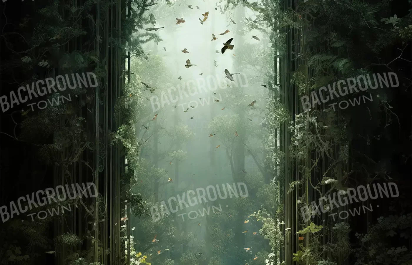Garden Arch Iii 14’X9’ Ultracloth (168 X 108 Inch) Backdrop