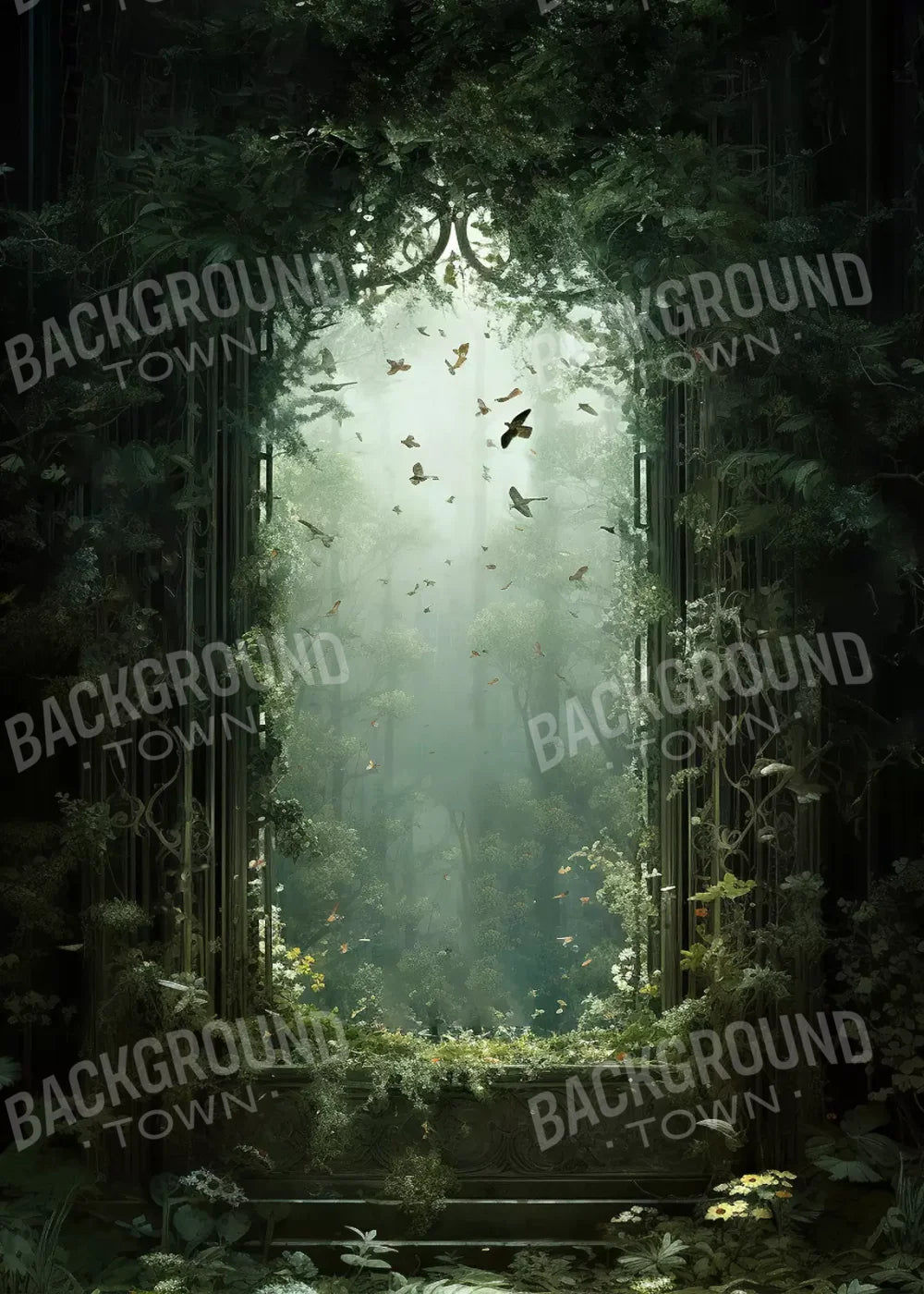 Garden Arch Iii 5’X7’ Ultracloth (60 X 84 Inch) Backdrop