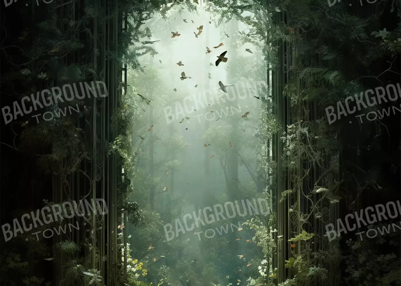 Garden Arch Iii 7’X5’ Ultracloth (84 X 60 Inch) Backdrop