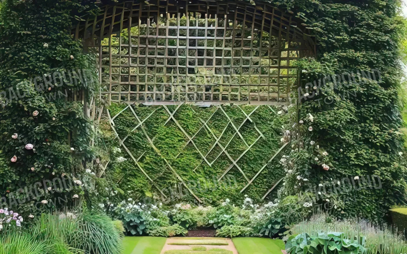 Garden Archway 14X9 Ultracloth ( 168 X 108 Inch ) Backdrop