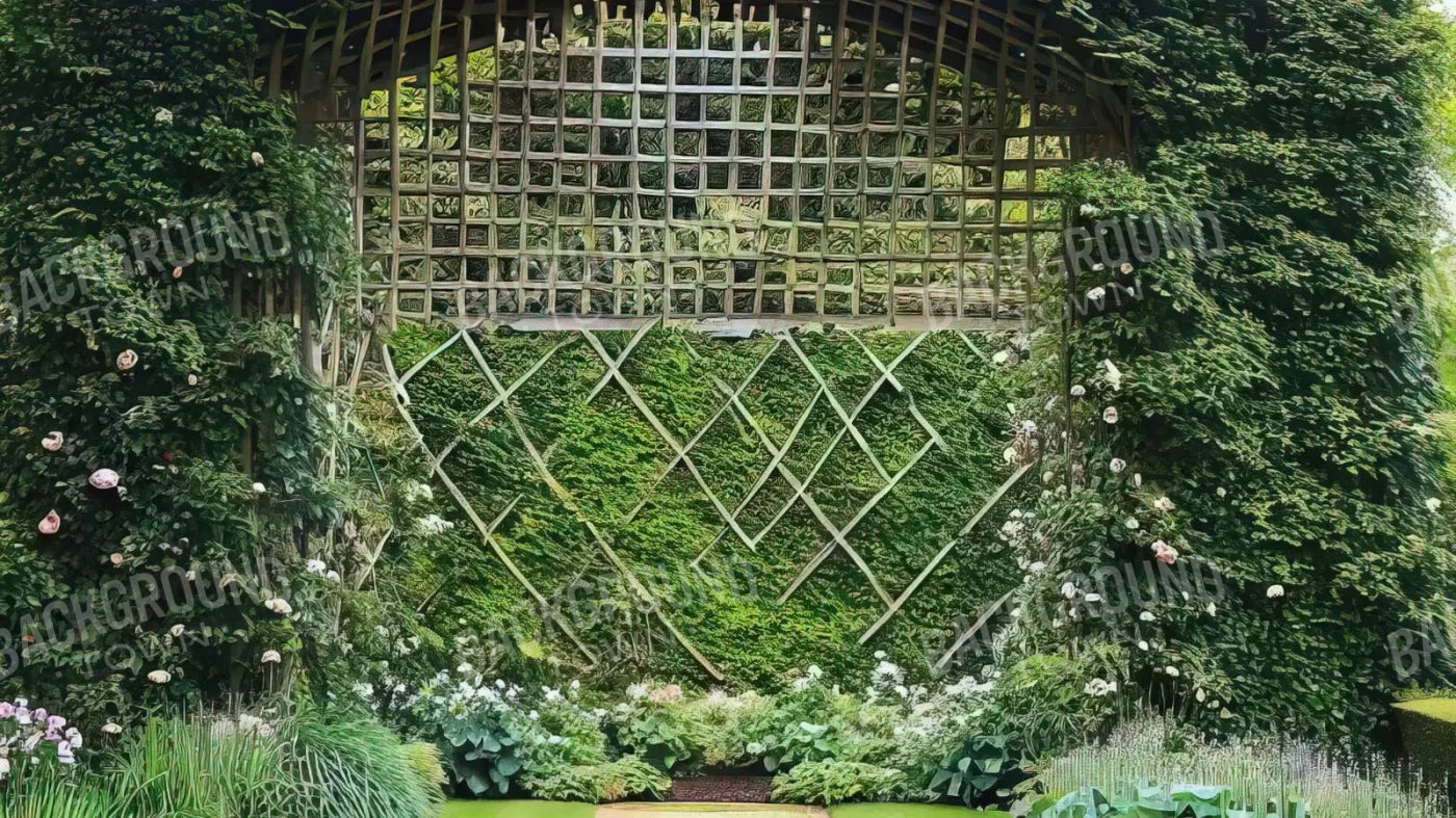 Garden Archway 14X8 Ultracloth ( 168 X 96 Inch ) Backdrop