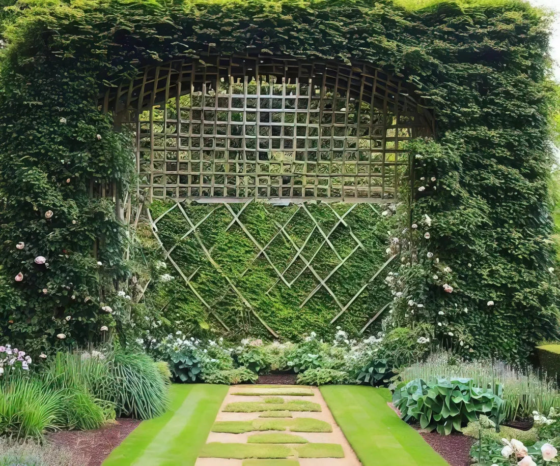 Garden Archway 5X42 Fleece ( 60 X 50 Inch ) Backdrop