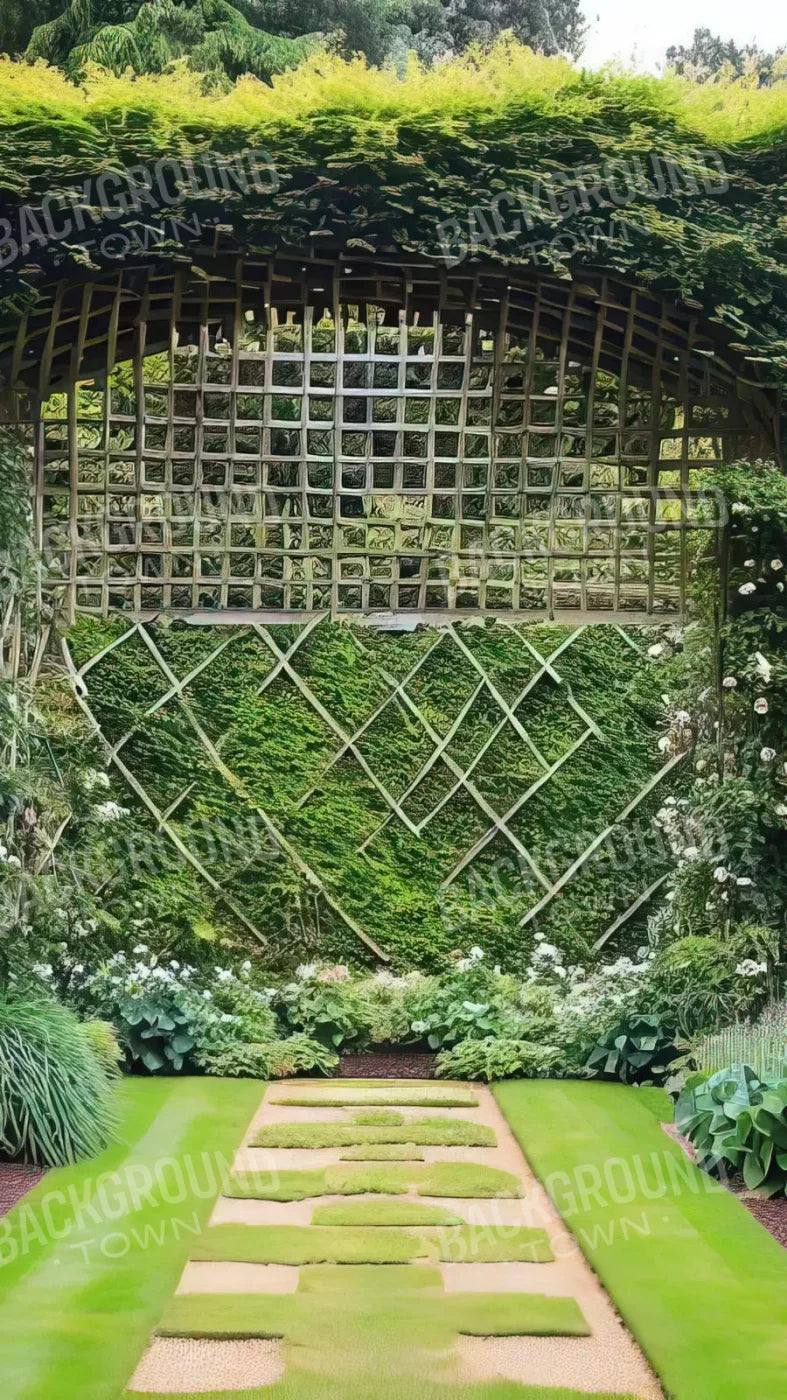 Garden Archway 8X14 Ultracloth ( 96 X 168 Inch ) Backdrop