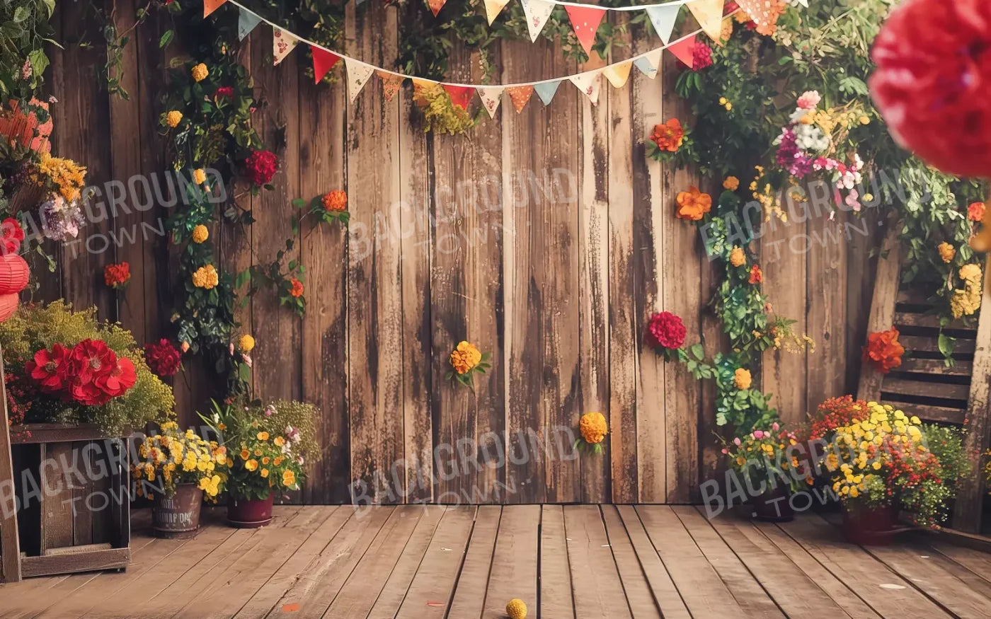 Garden Both 8’X5’ Ultracloth (96 X 60 Inch) Backdrop