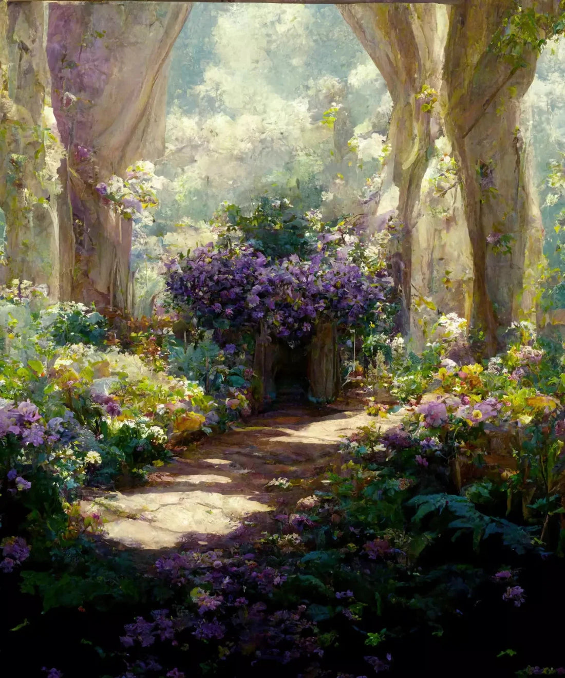 floral forest Backdrop for Photography