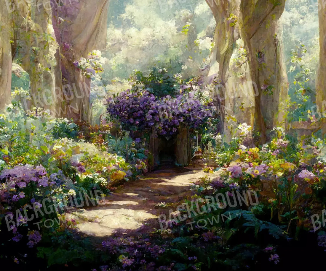 Garden Of Paradise 5X42 Fleece ( 60 X 50 Inch ) Backdrop