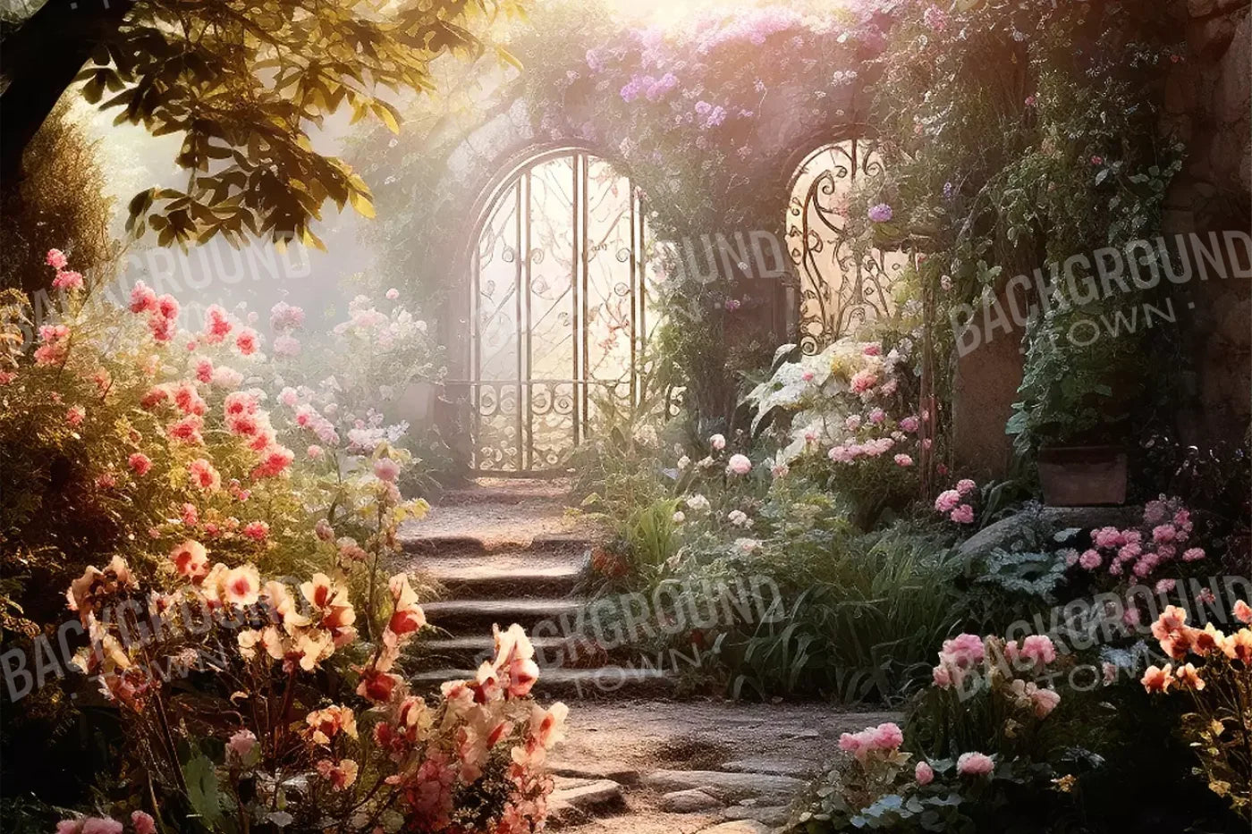 Garden Retreat I 12’X8’ Ultracloth (144 X 96 Inch) Backdrop