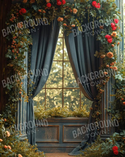 Garden Room 4’x5’ RubberMat Floor (48 x 60 inch) Backdrop