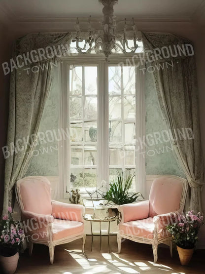 Garden Room I 8X10 Fleece ( 96 X 120 Inch ) Backdrop
