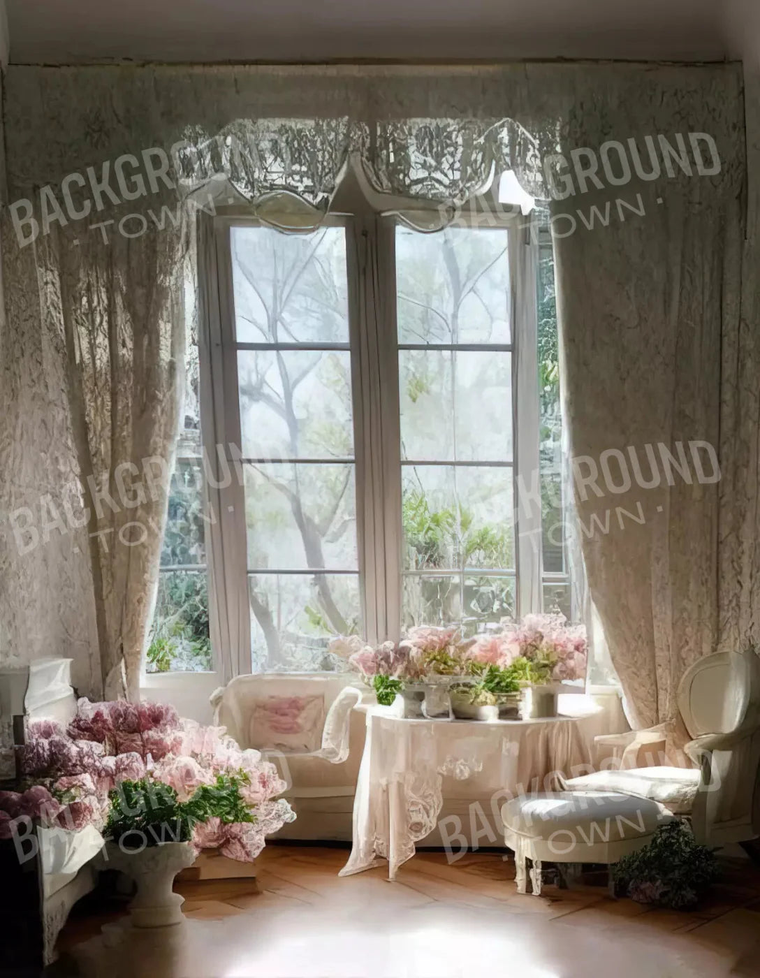 Garden Room Ii 6X8 Fleece ( 72 X 96 Inch ) Backdrop