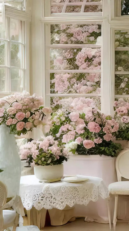 Garden Room Iv 8X14 Ultracloth ( 96 X 168 Inch ) Backdrop