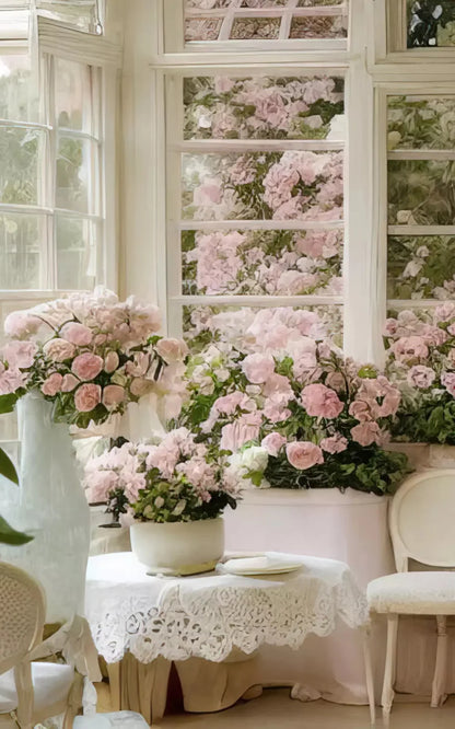 Garden Room Iv 9X14 Ultracloth ( 108 X 168 Inch ) Backdrop