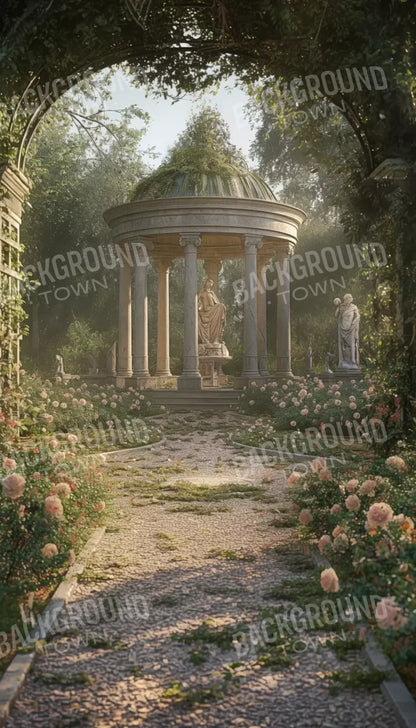 Garden Stone Path 8’X14’ Ultracloth (96 X 168 Inch) Backdrop