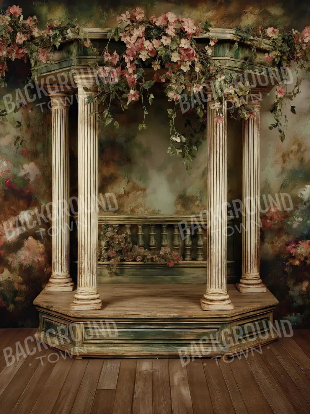 Garden Trellis 6’x8’ Fleece (72 x 96 inch) Backdrop