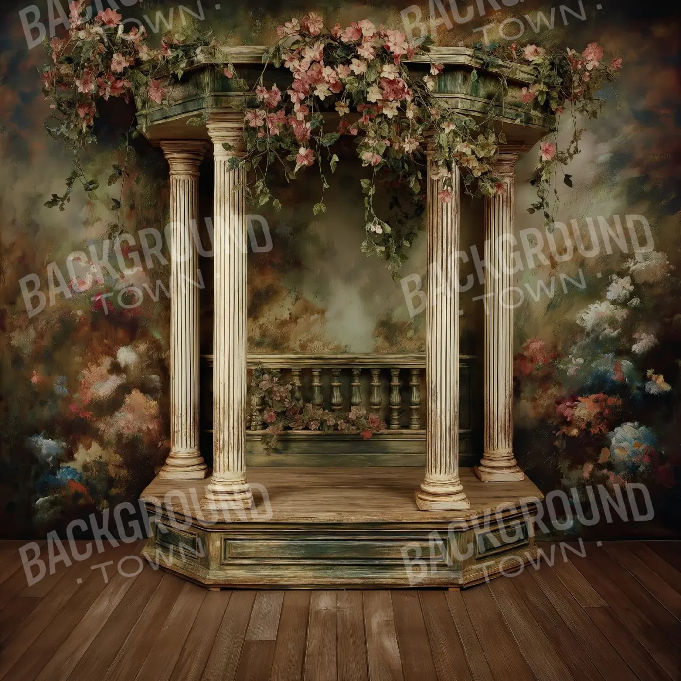 Garden Trellis 8’x8’ Fleece (96 x 96 inch) Backdrop