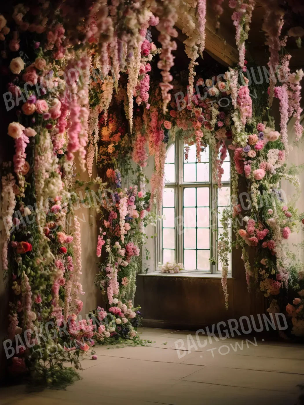 Garland Room 6’X8’ Fleece (72 X 96 Inch) Backdrop