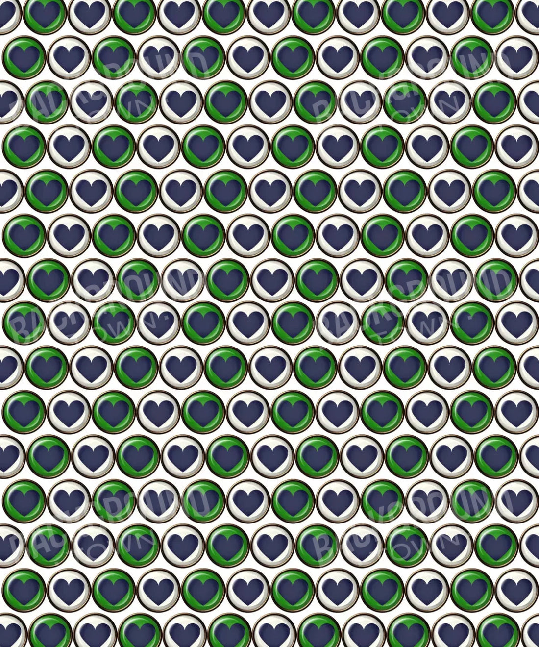 Green Valentines Day Backdrop for Photography