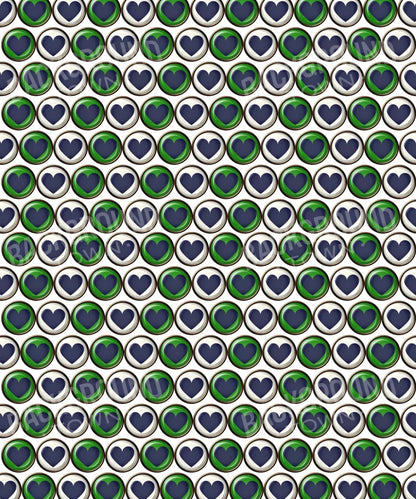 Green Valentines Day Backdrop for Photography