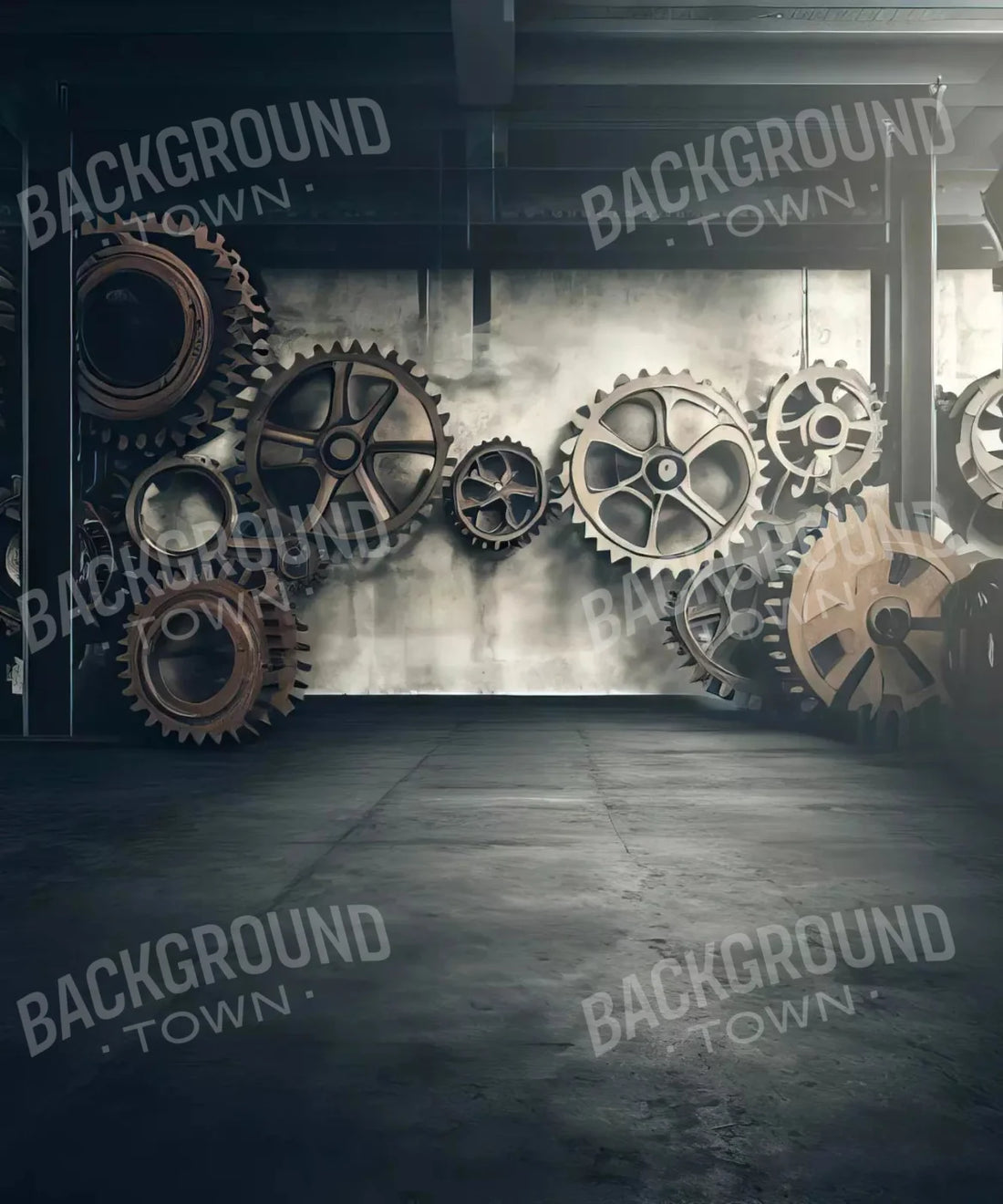 Factory gears Backdrop for Photography