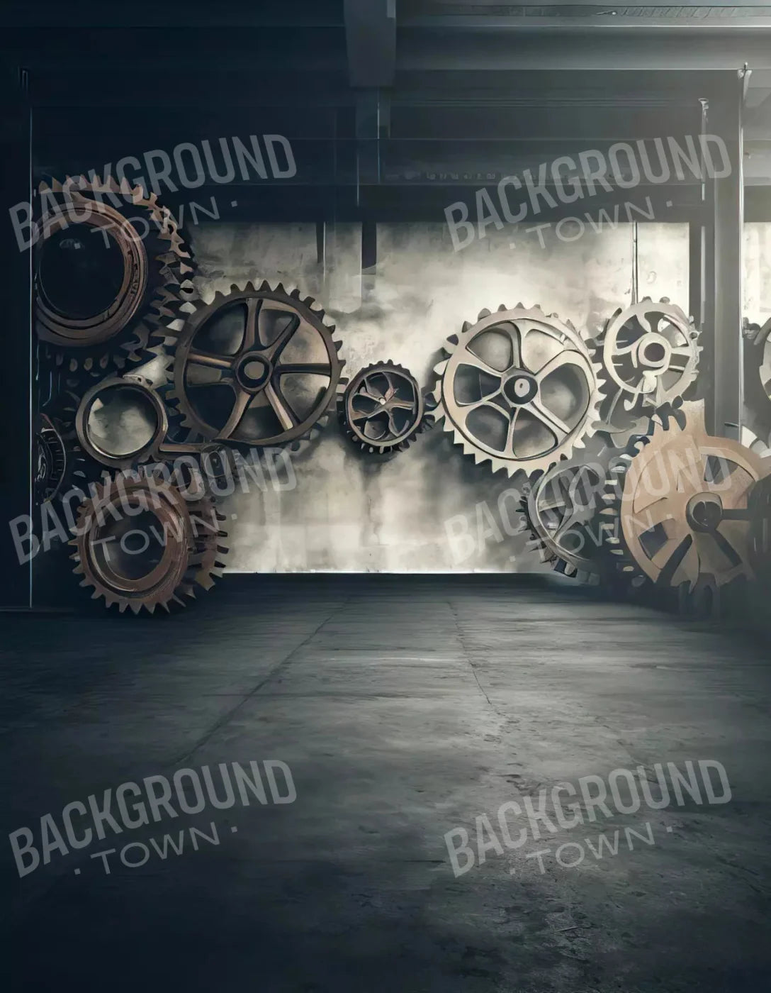 Gear Room 6X8 Fleece ( 72 X 96 Inch ) Backdrop