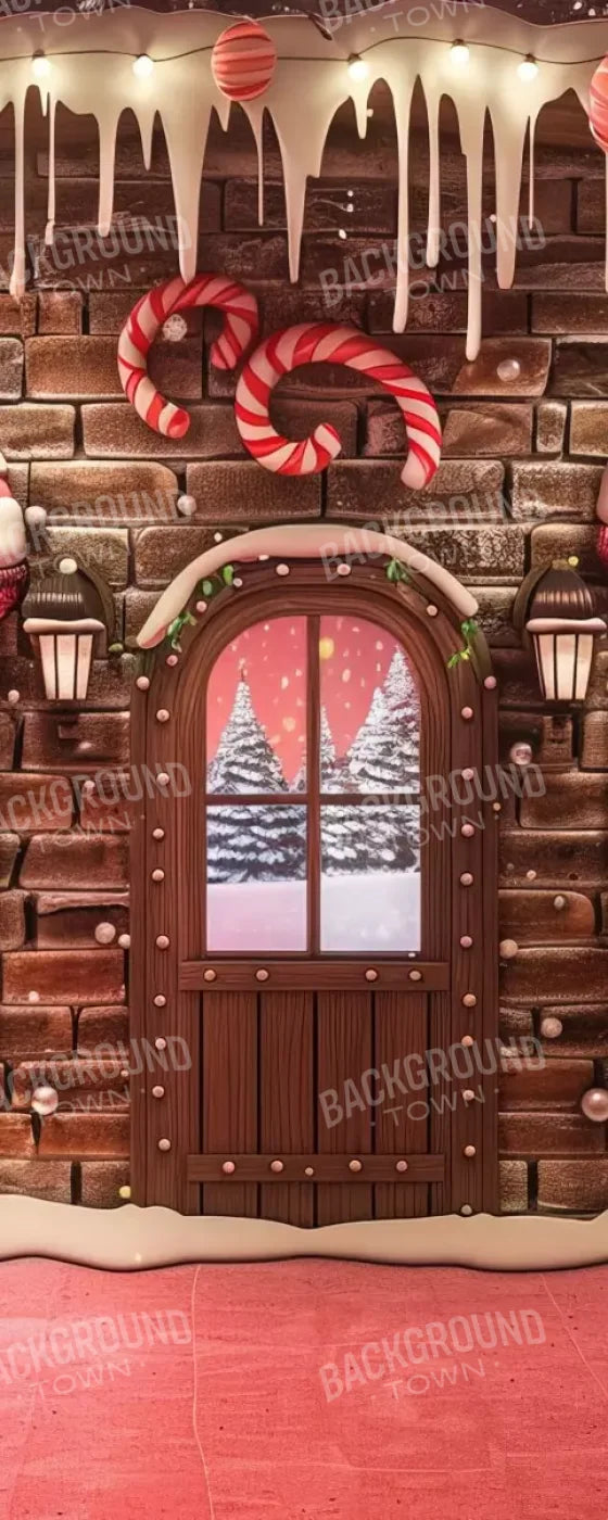 Gingerbread Entry I 8’X20’ Ultracloth (96 X 240 Inch) Backdrop