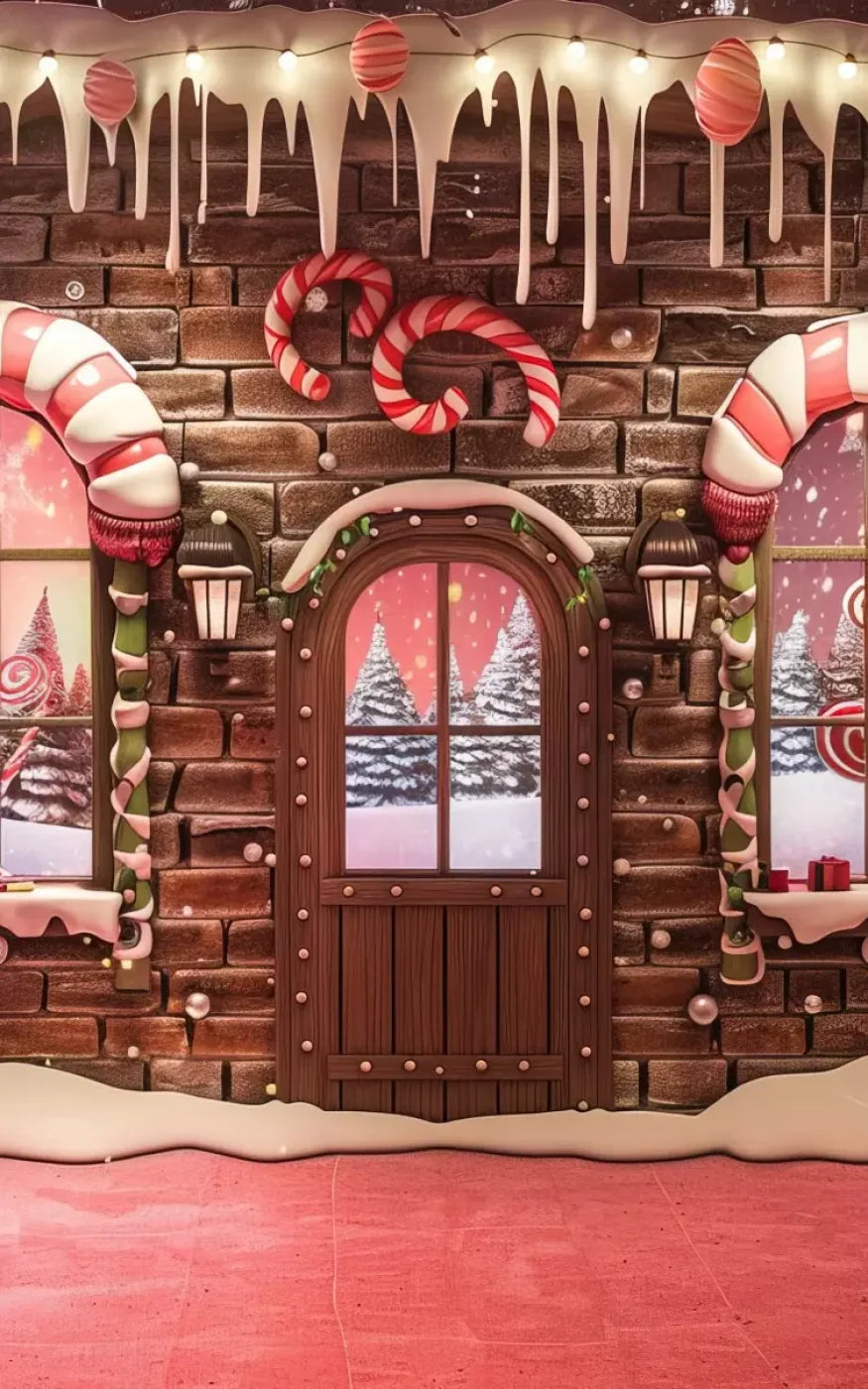 Gingerbread Entry I 5’X8’ Ultracloth (60 X 96 Inch) Backdrop