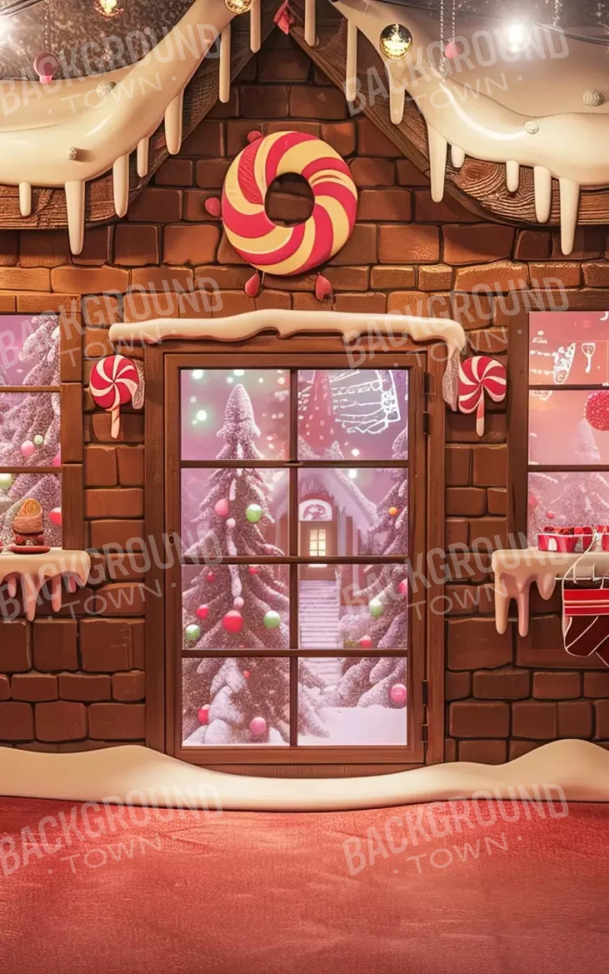 Gingerbread Entry Ii 10’X16’ Ultracloth (120 X 192 Inch) Backdrop