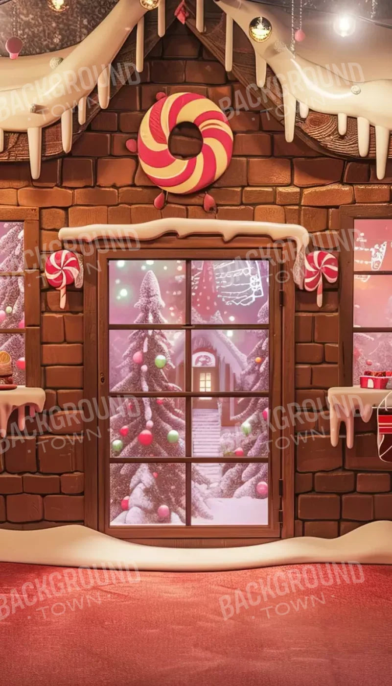 Gingerbread Entry Ii 8’X14’ Ultracloth (96 X 168 Inch) Backdrop