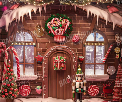 Brown Christmas Backdrop for Photography