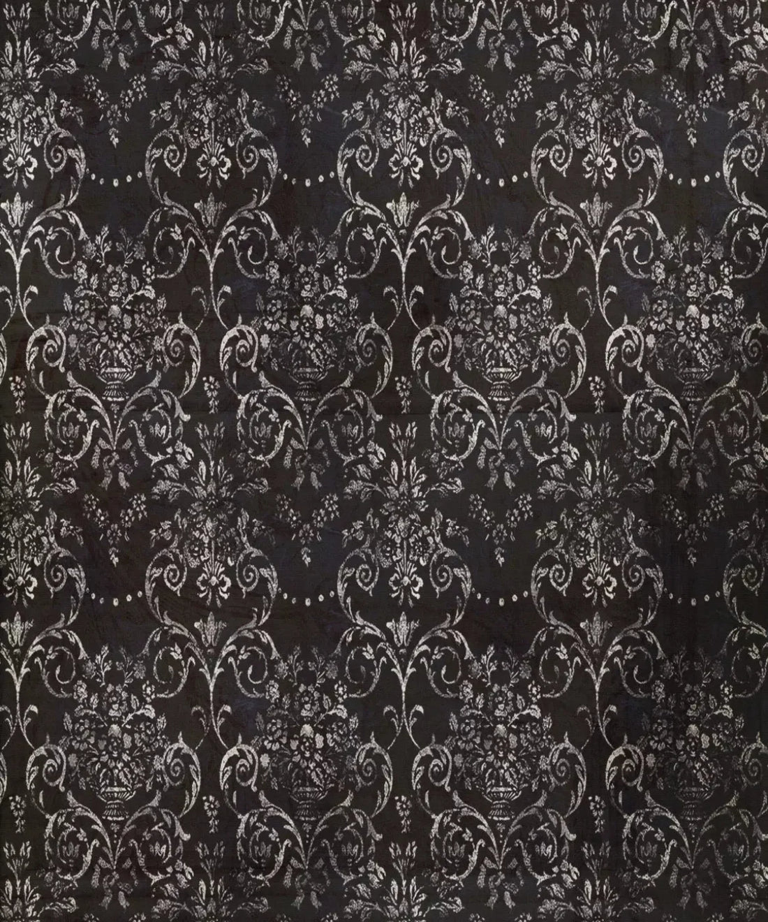 Black Damask Backdrop for Photography