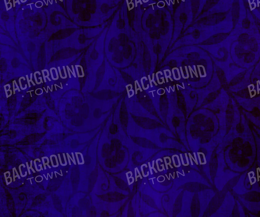 Blue Floral Backdrop for Photography