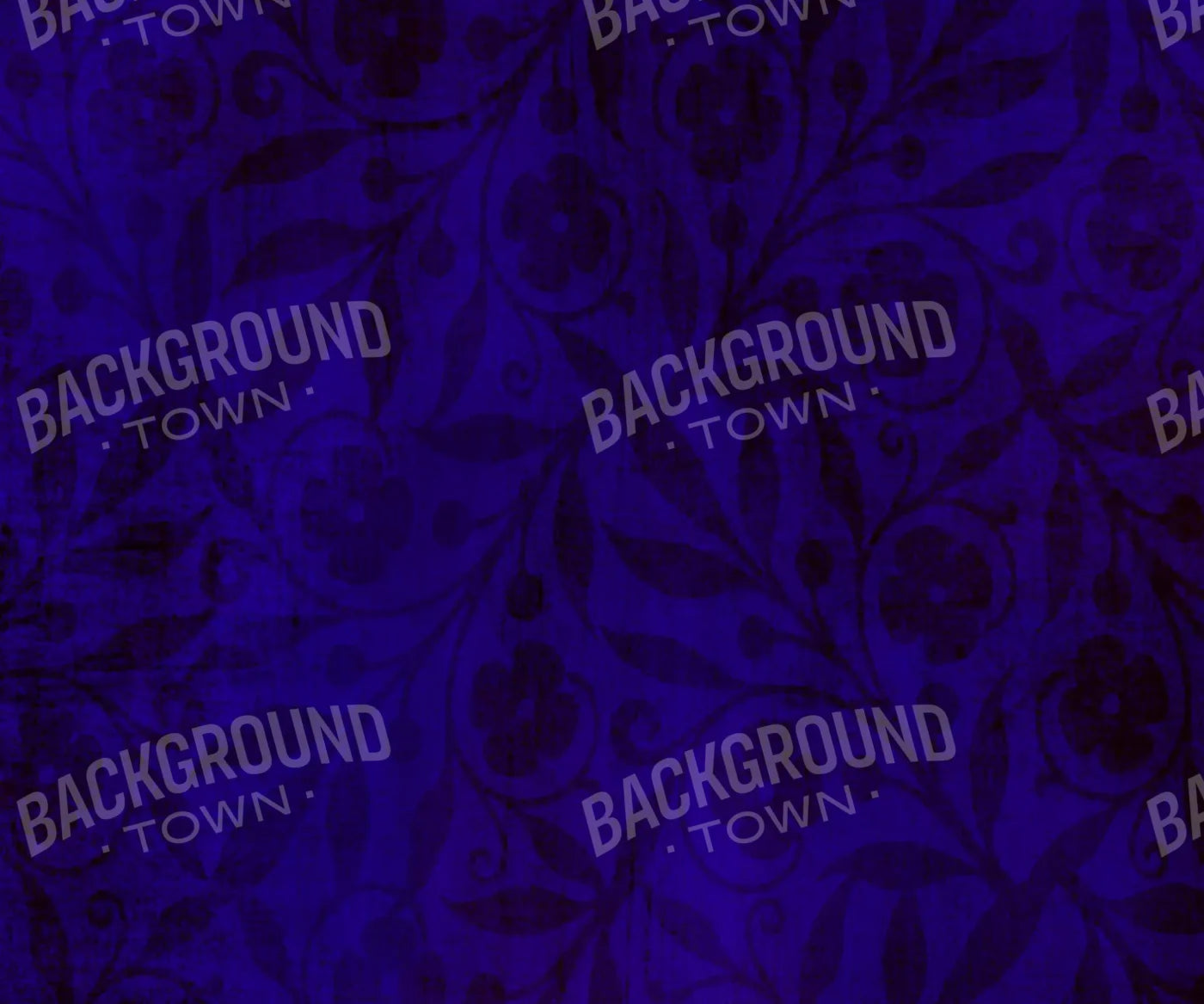 Blue Floral Backdrop for Photography