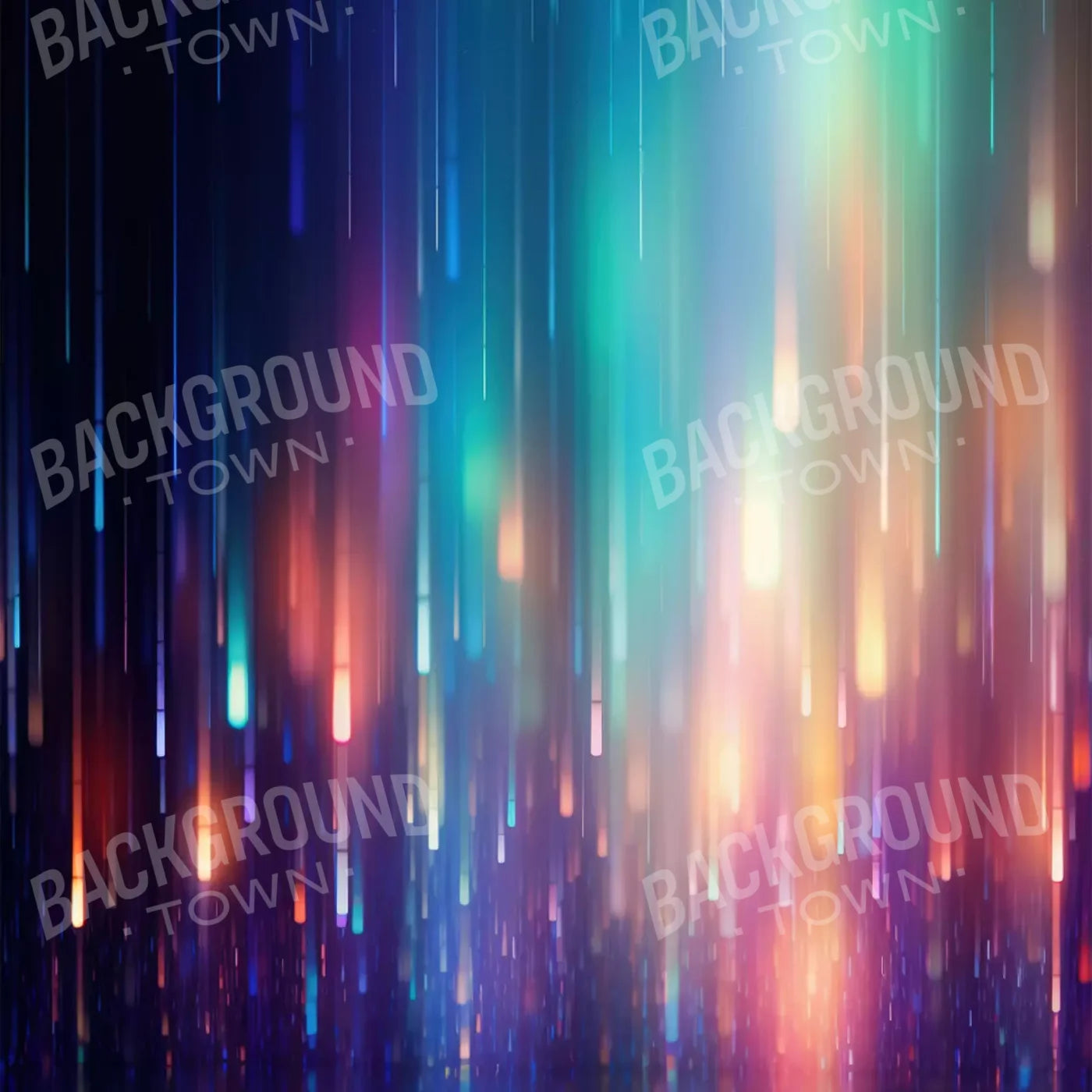 Glitter Rain Bright 10X10 Ultracloth ( 120 X Inch ) Backdrop
