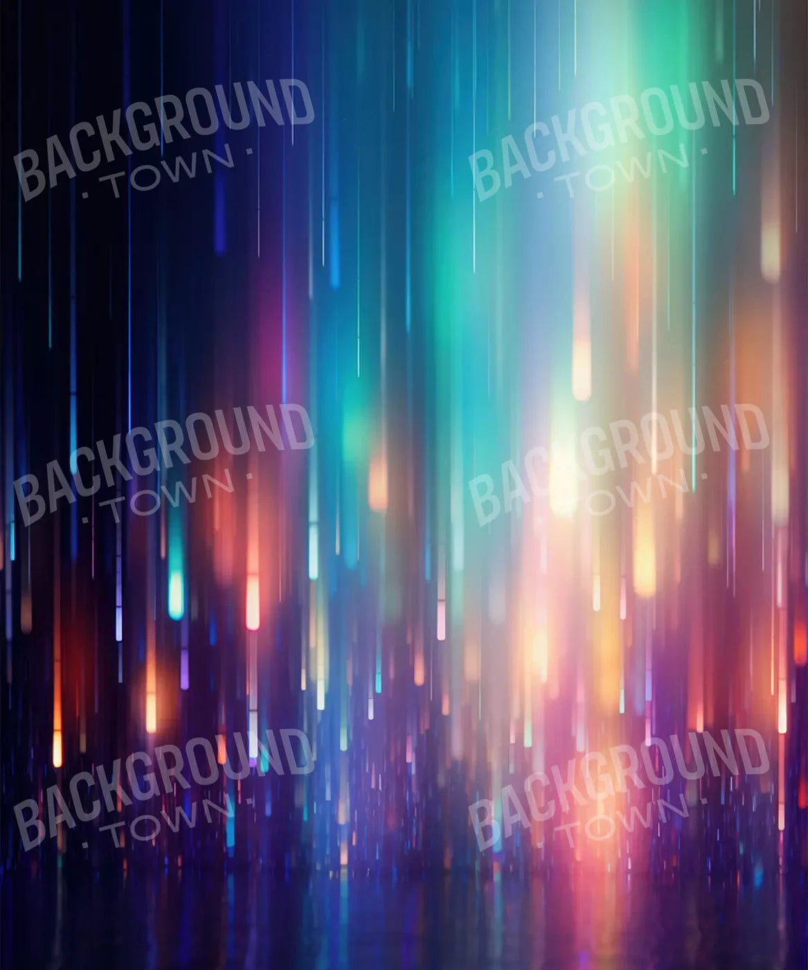 Glitter Rain Bright 10X12 Ultracloth ( 120 X 144 Inch ) Backdrop