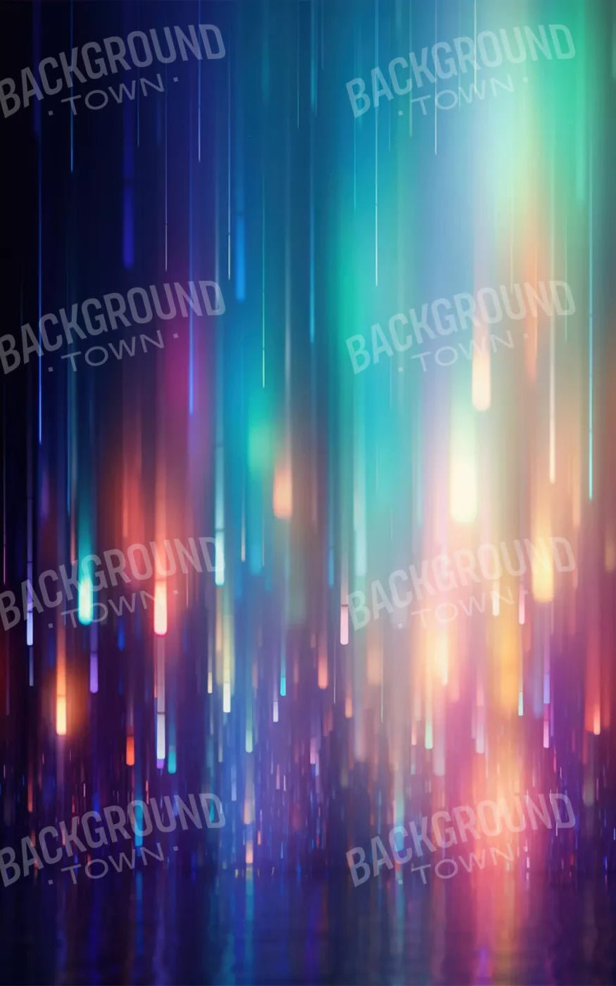 Glitter Rain Bright 5X8 Ultracloth ( 60 X 96 Inch ) Backdrop