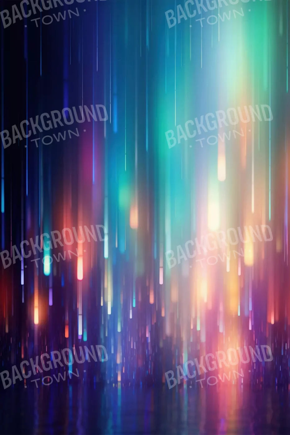 Glitter Rain Bright 8X12 Ultracloth ( 96 X 144 Inch ) Backdrop