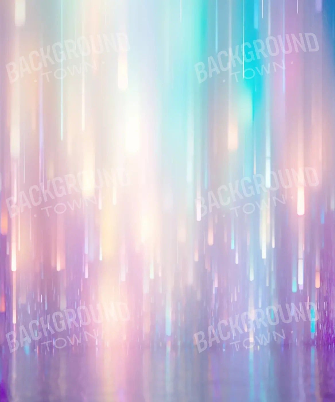 Glitter Rain Pastel 10’X12’ Ultracloth (120 X 144 Inch) Backdrop