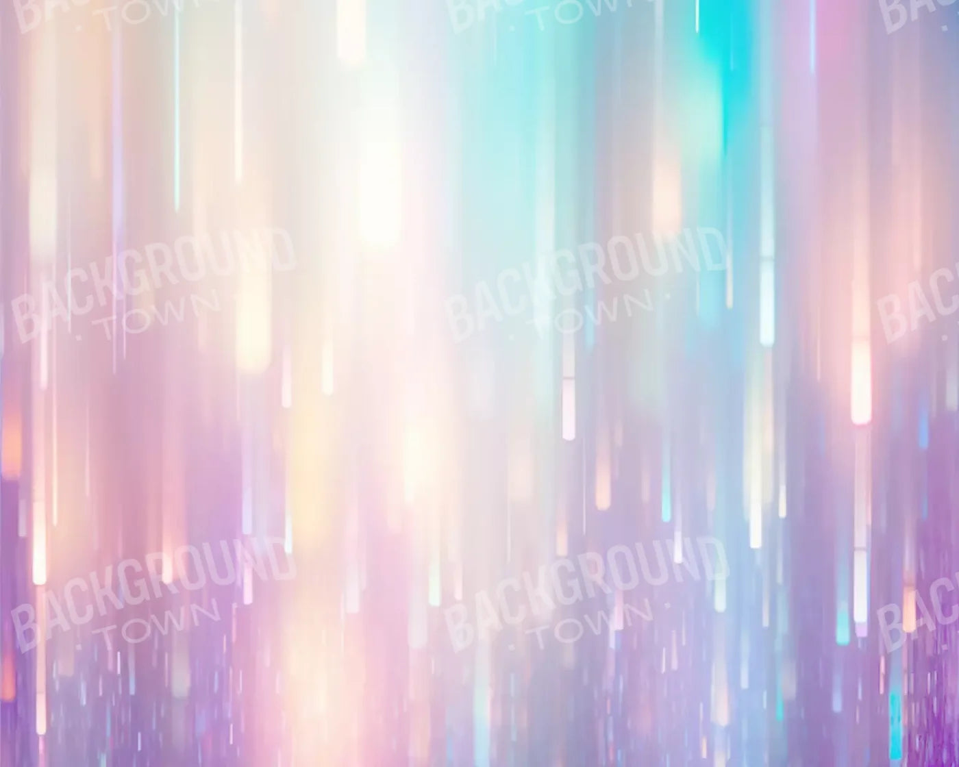 Glitter Rain Pastel 10’X8’ Fleece (120 X 96 Inch) Backdrop