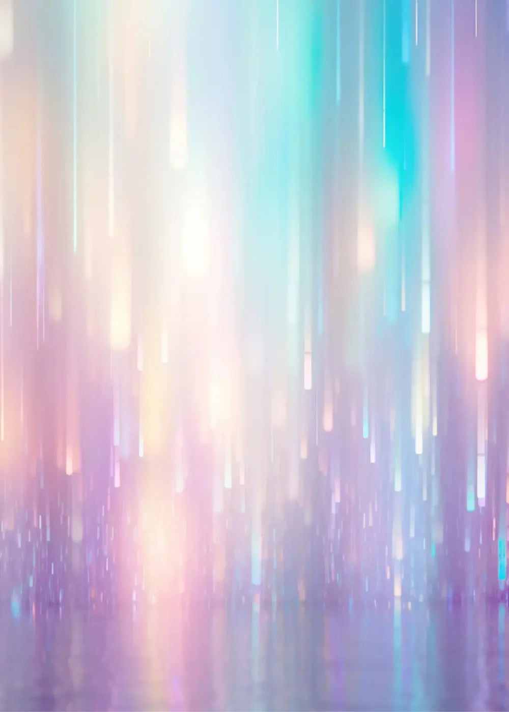 Glitter Rain Pastel 5’X7’ Ultracloth (60 X 84 Inch) Backdrop
