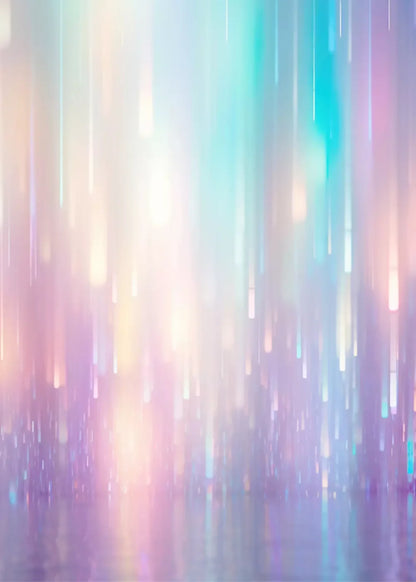 Glitter Rain Pastel 5’X7’ Ultracloth (60 X 84 Inch) Backdrop