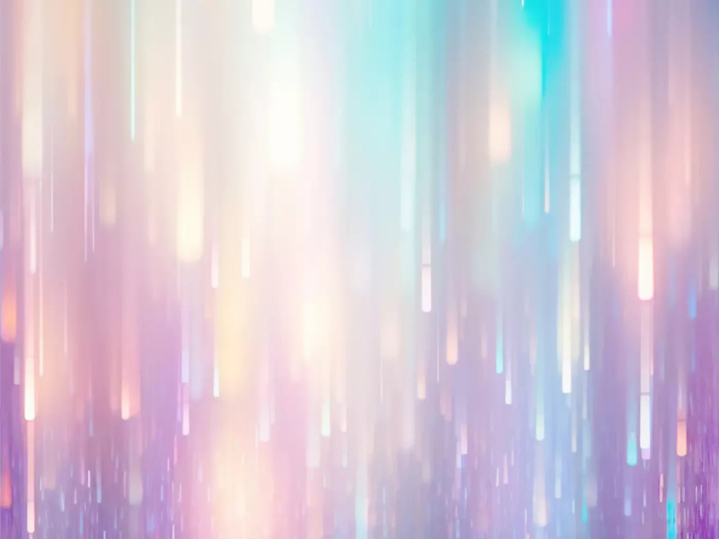 Glitter Rain Pastel 6’8X5’ Fleece (80 X 60 Inch) Backdrop