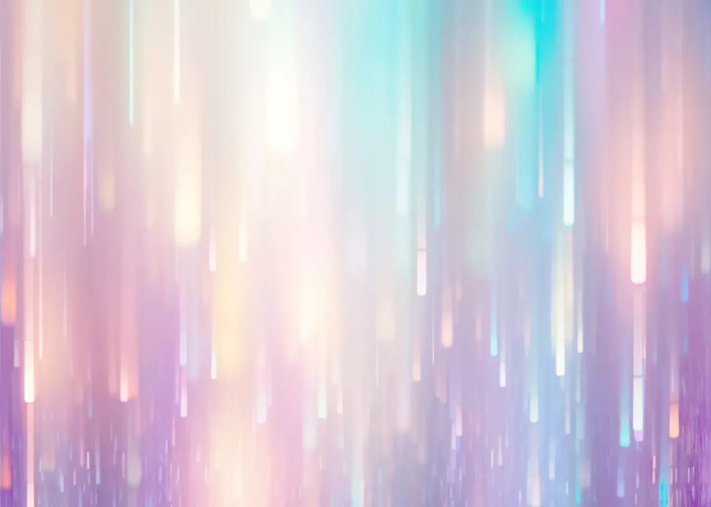 Glitter Rain Pastel 7’X5’ Ultracloth (84 X 60 Inch) Backdrop