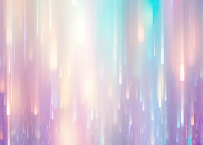 Glitter Rain Pastel 7’X5’ Ultracloth (84 X 60 Inch) Backdrop